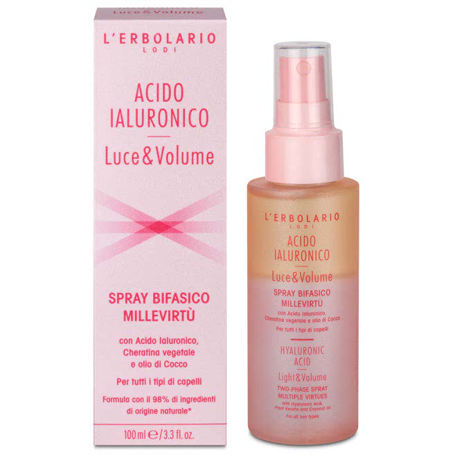 Acido Ialuronico Luce & Volume Spray Bifasico Millevirtù